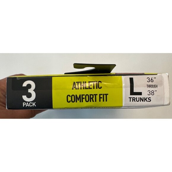 Adidas Mens Microfiber Trunks 3 Pack L 36"-38" Olive/Black/Onix, NIB - Picture 3 of 6